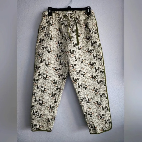 NEW Disney Womens Bambi Quilted Pants 3XL NWT Thumper Flower Allover Print - Picture 5 of 6